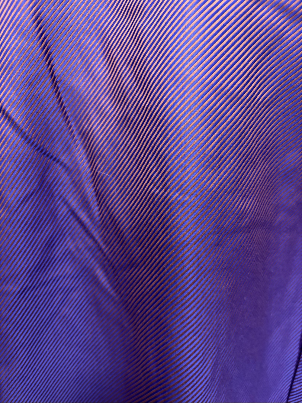 Eton Contemporary Dress Shirt Mens XL 17.5 35/36 Purple Striped Twill - Picture 3 of 6